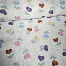 Nieuw  !!!Hydrofiel  met hartjes      Art N25356.051
