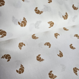 Nieuw 100% cotton  Croissants  Art K15115- 510D