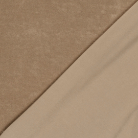 Stretch Badstof kleur  camel    ART 11707/353