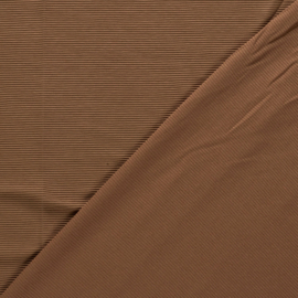 Rib    jersey  kleur  camel   Art N 18493/153