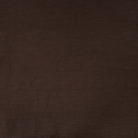 100 %  Linnen kleur  Dark brown - ART 0214-058