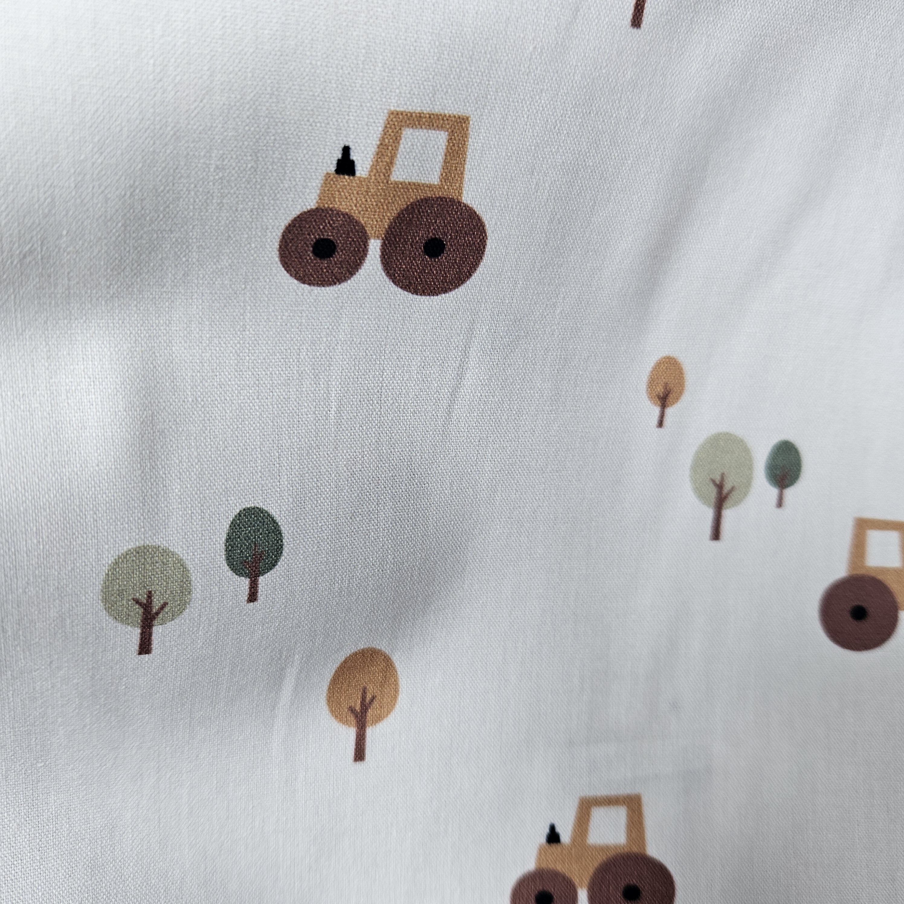 100% Poplin katoen   met leuk boerderij  motief   Art N21909-051