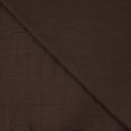 100 %  Linnen kleur  Dark brown - ART 0214-058