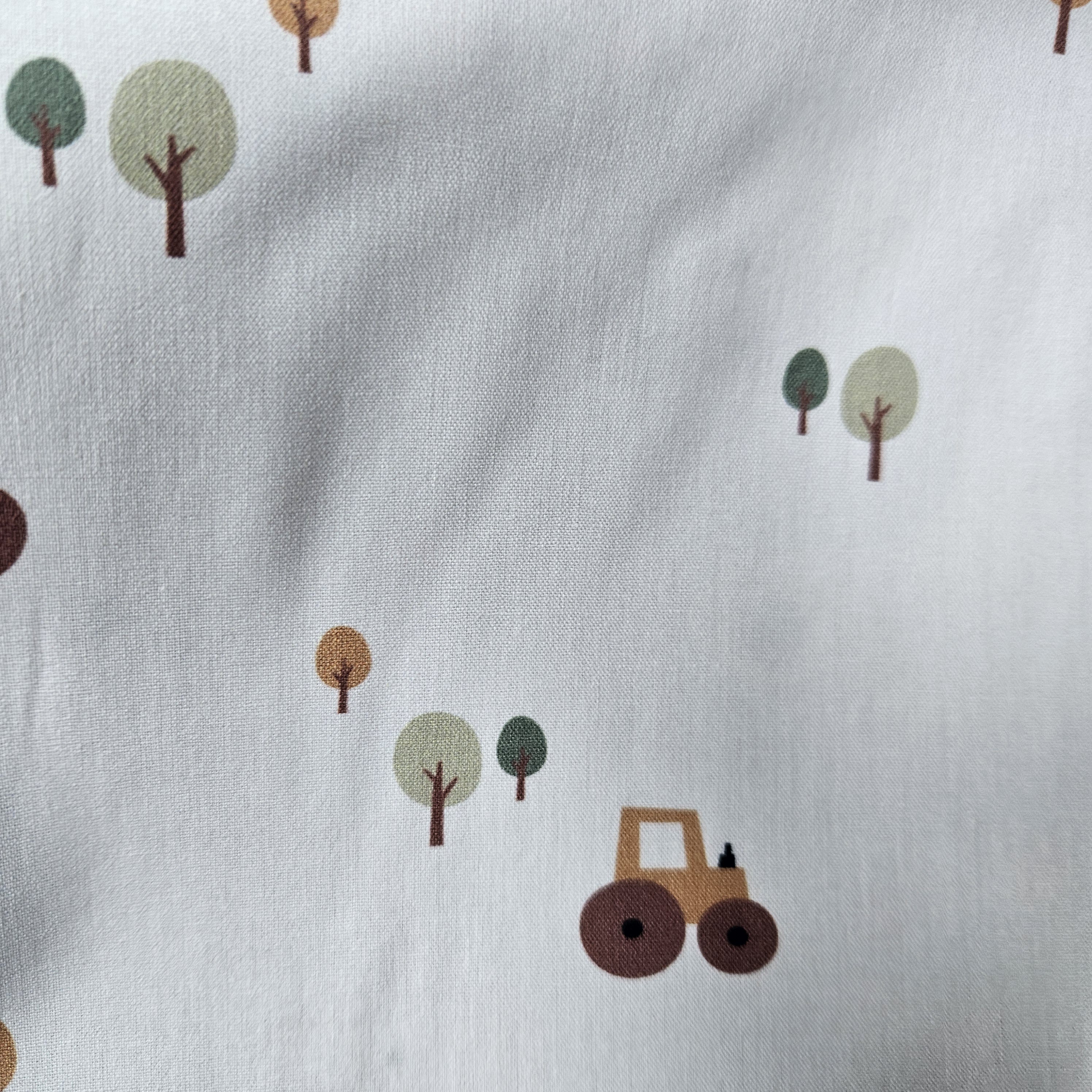100% Poplin katoen   met leuk boerderij  motief   Art N21909-051