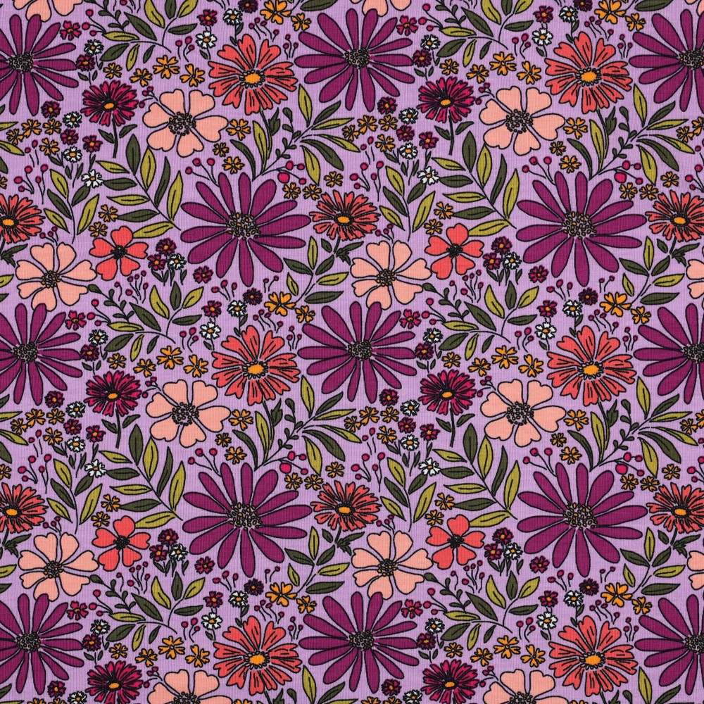 Cotton jersey voor topje , jurkjes enz  .. Art  V 02124-005