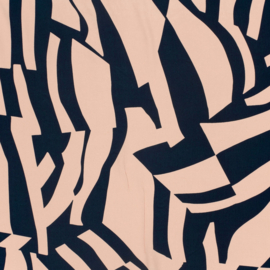 100 %  viscose   met  motief Art N24061/008