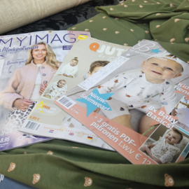Modebladen My Image , B Trendy en Qjutie  2025/2026 leverbaar op onze weekmarkten