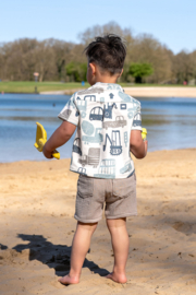 Frence Terry met   kraan machine   .  Art  N24482/ 051  nieuwe collectie