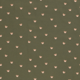 Cotton jersey    beren  donkergroen Art N 21722-028