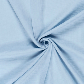 Hydrofiel doek 100% cotton  licht blauw    Art N3001-102