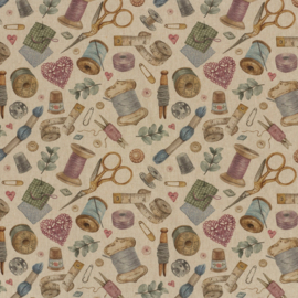 Nieuw !! Canvas Linnen look   ART 01966/022