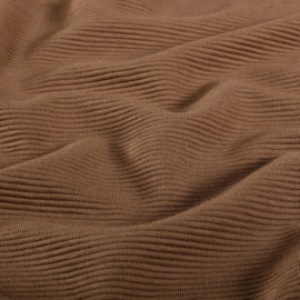 Rib    jersey  kleur  camel   Art N 18493/153