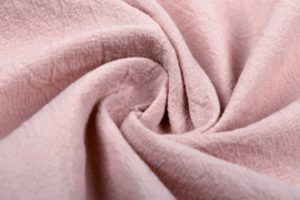 Gewassen katoen kleur  poeder roze   art WF0186-68