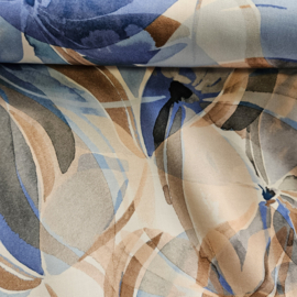 Satijn viscose   met  motief Art MC3114