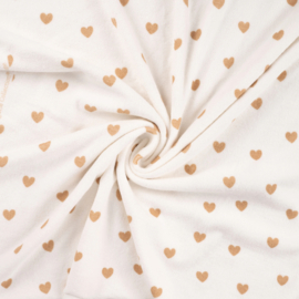 Nieuw Pico Terry Hearts  champagne baby  print    Art Q47075-530