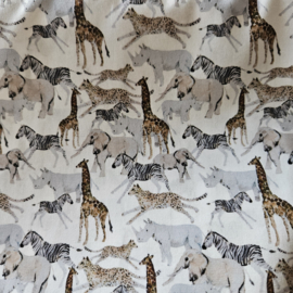 Nieuw 100% cotton  animals   Art 1545-006