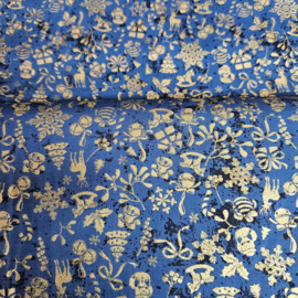 Kerst  stoffen  motief Art  N- 0006
