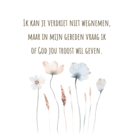 forex tegel christelijk; Ik kan je verdriet niet wegnemen...