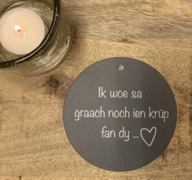 Ik woe sa graach noch ien krûp fan dy - forex hanger