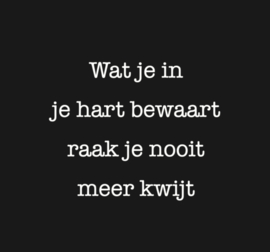 forex tegel ; wat je in je hart bewaart