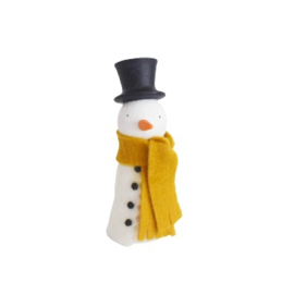 Pegdoll sneeuwpop met sjaal