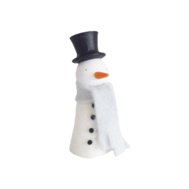 Pegdoll sneeuwpop met sjaal