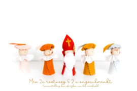 Sinterklaasfiguren | Sint + 4 Pieten