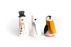 Pegdoll pinguïn met sjaal