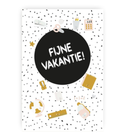 Cadeaukaartje school "Fijne vakantie" Stationary