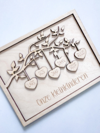 Houten familie-tak