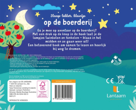 Blaasboekje Slaap lekker, kleintje. Op de boerderij