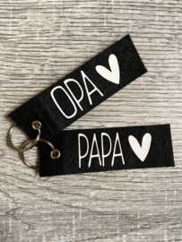 Sleutelhanger papa/opa