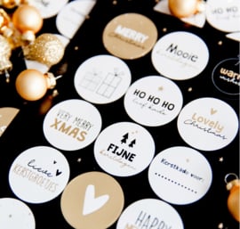 Stickervel kerst