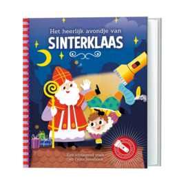 Zaklampboek Het heerlijk avondje van Sinterklaas