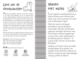 Magisch waterkleurboek dino's