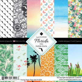 Scrapbookpapier Florida 6x6 voor Vakantieherinneringen, Journaling & Planners