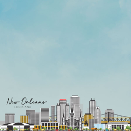 Louisiana Scrapbookpapier – New Orleans, Muziek en Magnolia’s (12 vellen)