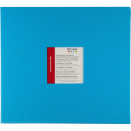 Scrapbookalbum 31x35 cm Blauw – Met Insteekhoezen & Fotovenster