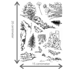 Countryside Scene Stempelset: Plattelandskunst voor Creatievelingen