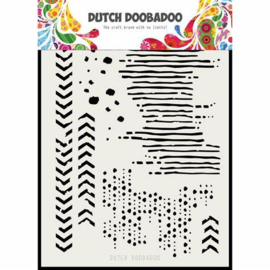 Dutch Doobadoo Stencil – Herbruikbaar Sjabloon voor Inkt & Pasta