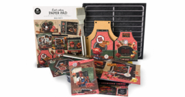 BBQ diecut card making  kaarten – A4 -  12 kaarten in 3 formaten
