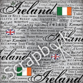 Ierland / Ireland - Scratchy - 30.5 x 30.5 cm scrappapier