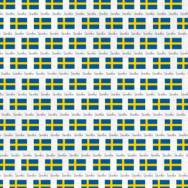 Zweden / Sweden Adventure border - dubbelzijdig scrapbook papier