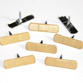 Splitpennen 'Pleister Thema' - 12 Stuks, 2.2 x 6 mm