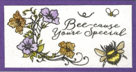 Bijen / Bees - clear stempelset - 9,5 x 20,5 cm