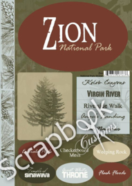Zion NP Cardstock stickers