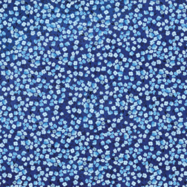 Scrapbook Papier Dubbelzijdig 305x305 mm - Aquarel Blauwe Bloemen