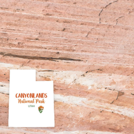 Canyonlands National Park / Utah - dubbelzijdig scrapbook papier 12x12 inch