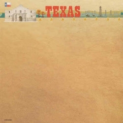 Texas USA scrapbook papier 30.5 x 30.5 cm