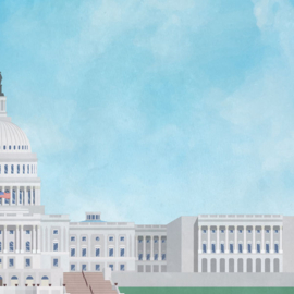 Washington D.C. Paper Pack – 15,2 cm Scrapbookpapier